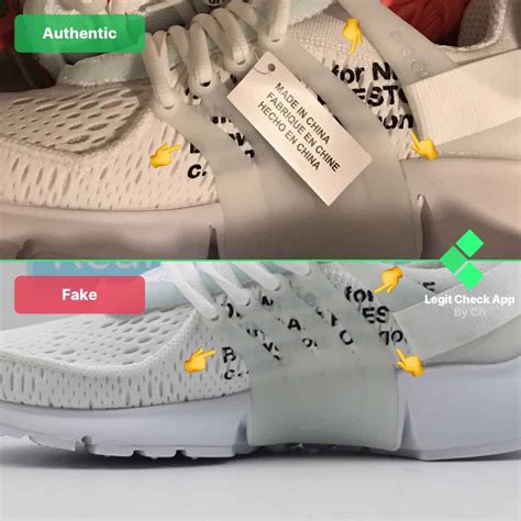 nike presto fake vs real|real vs false white presto.